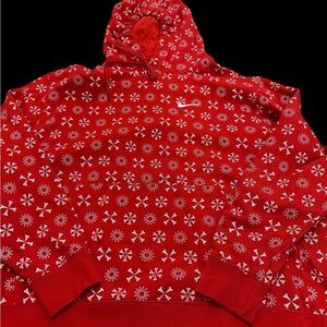 Nike Men Red Fleece  Hoodie Size XXL FJ1635-657